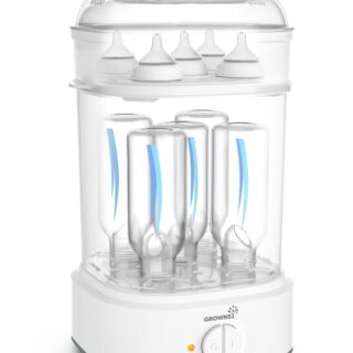 Grownsy Bottle Sterilizer, Baby Bottle Steam Sterilizer for Parts