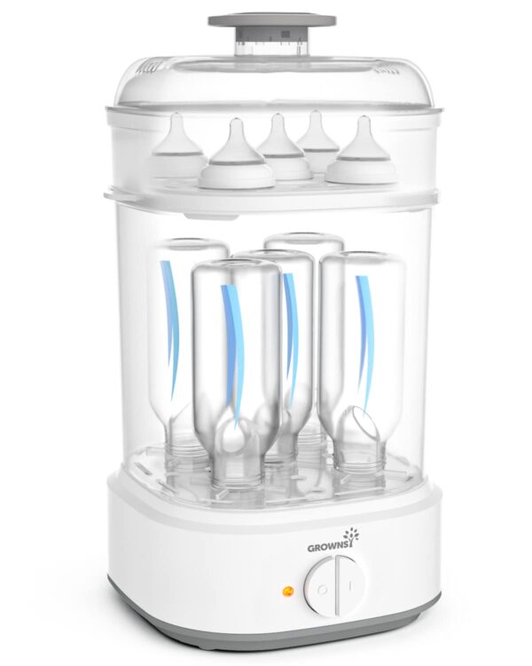 Grownsy Bottle Sterilizer, Baby Bottle Steam Sterilizer for Parts