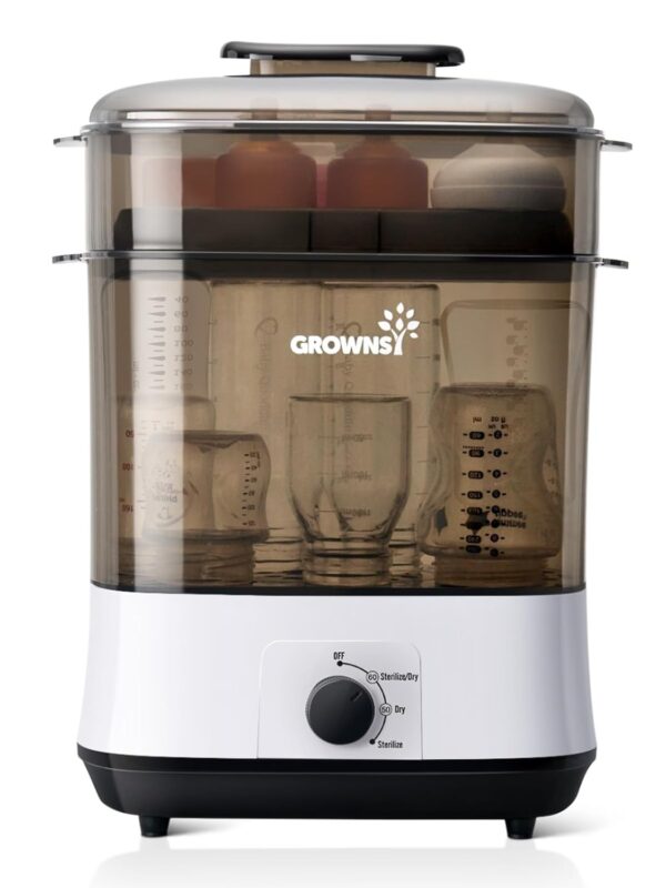 GROWNSY Adjustable 3 IN 1 Large Bottle Sterilizer and Dryer - Image 3
