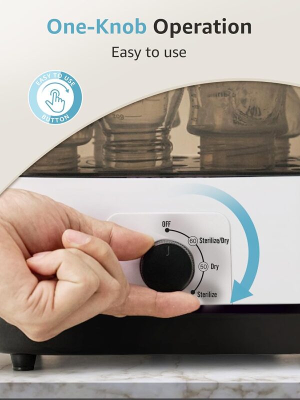 GROWNSY Adjustable 3 IN 1 Large Bottle Sterilizer and Dryer - Image 9
