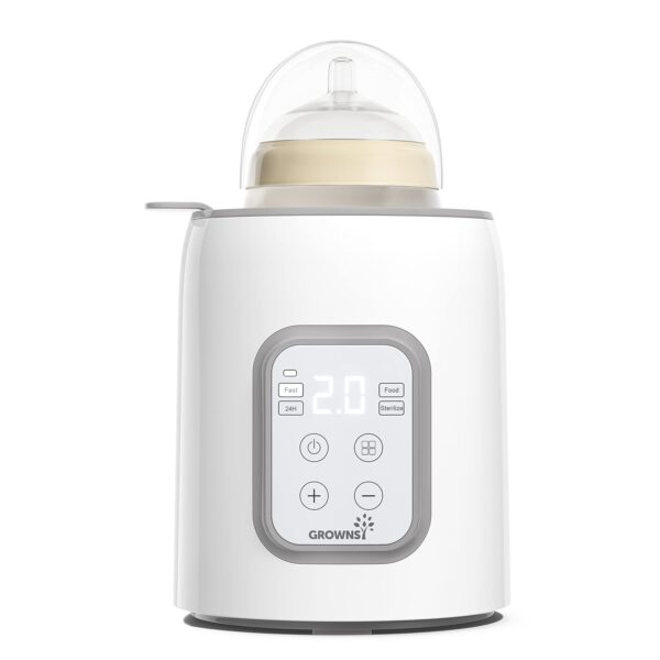 Bottle Warmer, GROWNSY 8-in-1 Fast Baby Milk Warmer with Timer