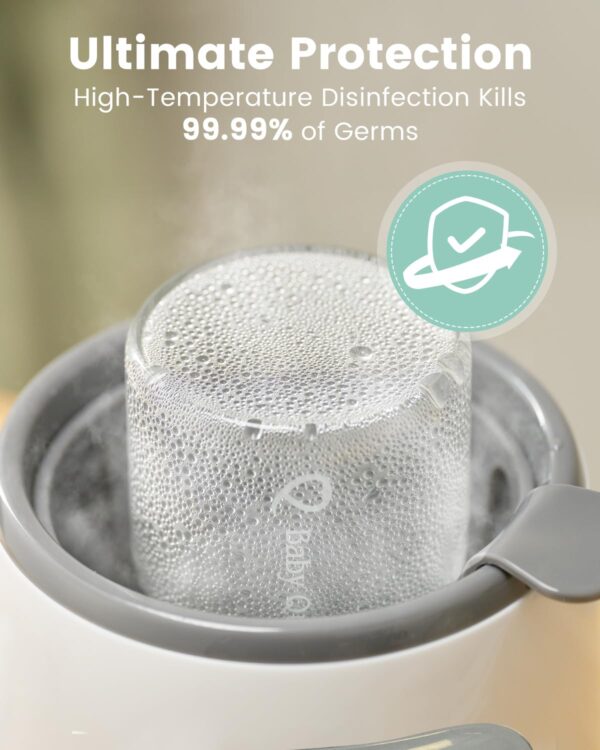 Bottle Warmer, GROWNSY 8-in-1 Fast Baby Milk Warmer with Timer - Image 6