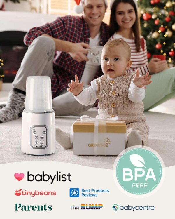 Bottle Warmer, GROWNSY 8-in-1 Fast Baby Milk Warmer with Timer - Image 5